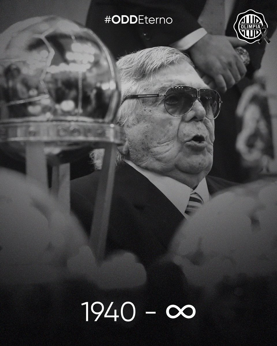 Rompiste todo estigma sobre el fútbol paraguayo y llenaste de Gloria a nuestro querido OLIMPIA. 

Único e irrepetible. Gracias por tanto Don Osvaldo.
Q.E.P.D.

Nuestras condolencias a toda la familia Domínguez y sus allegados. 

ETERNO O.D.D.!