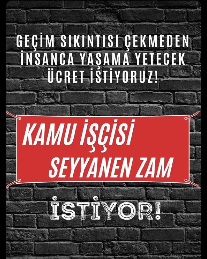 nedentrendoldu's tweet photo. #Devletiscisiniunutmaz
 
İşçi Seyyanen Zam İstiyor https://t.co/2EfLwJkw5u