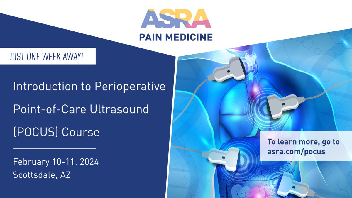 Scan to success with this award-winning course! Join us next weekend, February 10-11, in Scottsdale, AZ, to experience hands-on clinical scenarios with expert faculty. Get FATE certified at the #ASRAPOCUS course! Register now at asra.com/pocus before it sells out.