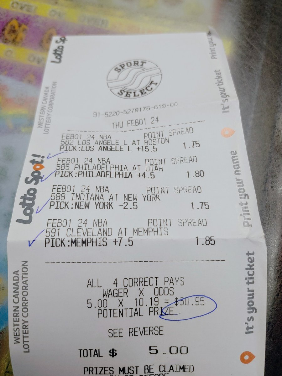 Big_G_09's tweet photo. Haven't watched a second of #NBA this year and I still hit on this parlay πΊ π° #SwamiG π³ββοΈ #sportsbetting https://t.co/ymtSNY6Utz