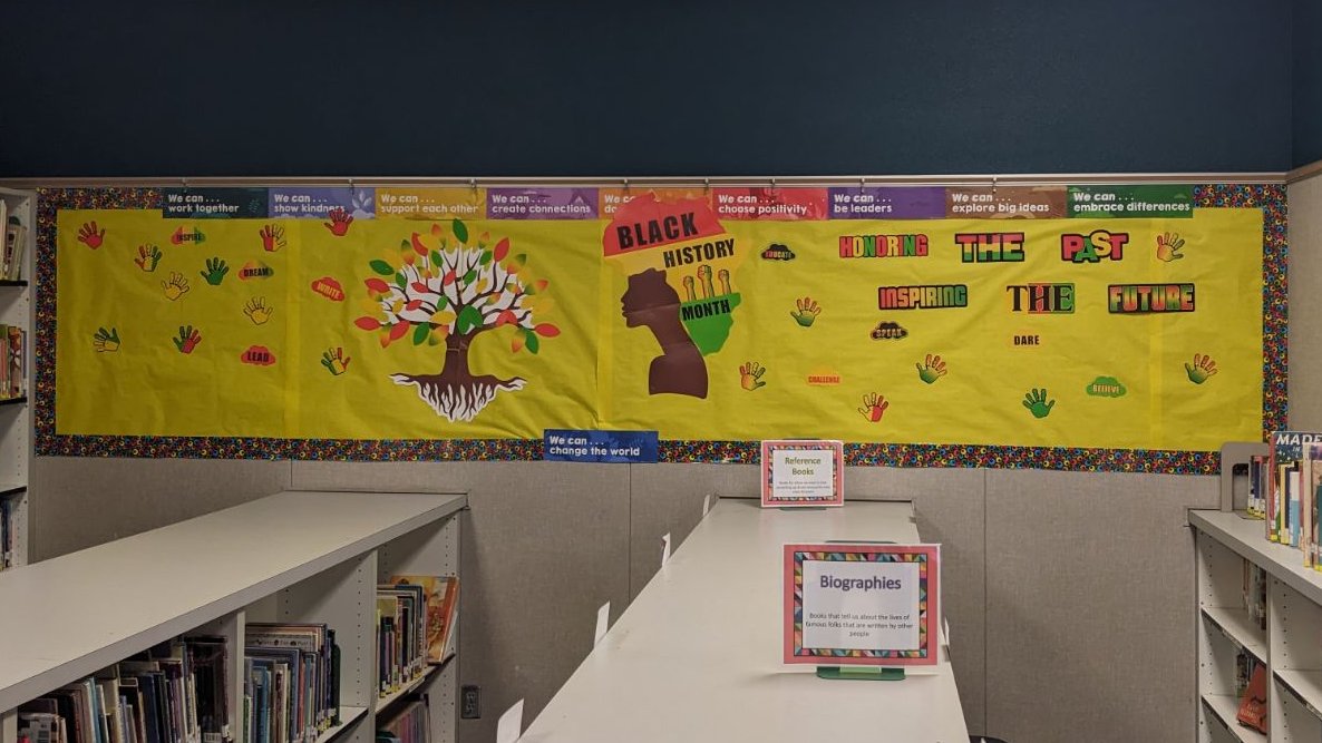 The TCK Library Council is already busy making our library a welcoming space for students! Library Council members put up decorations for Black History Month, Valentine's Day and the Lunar New Year to celebrate this month's special occasions.

#SchoolLibraries #TCKScholars