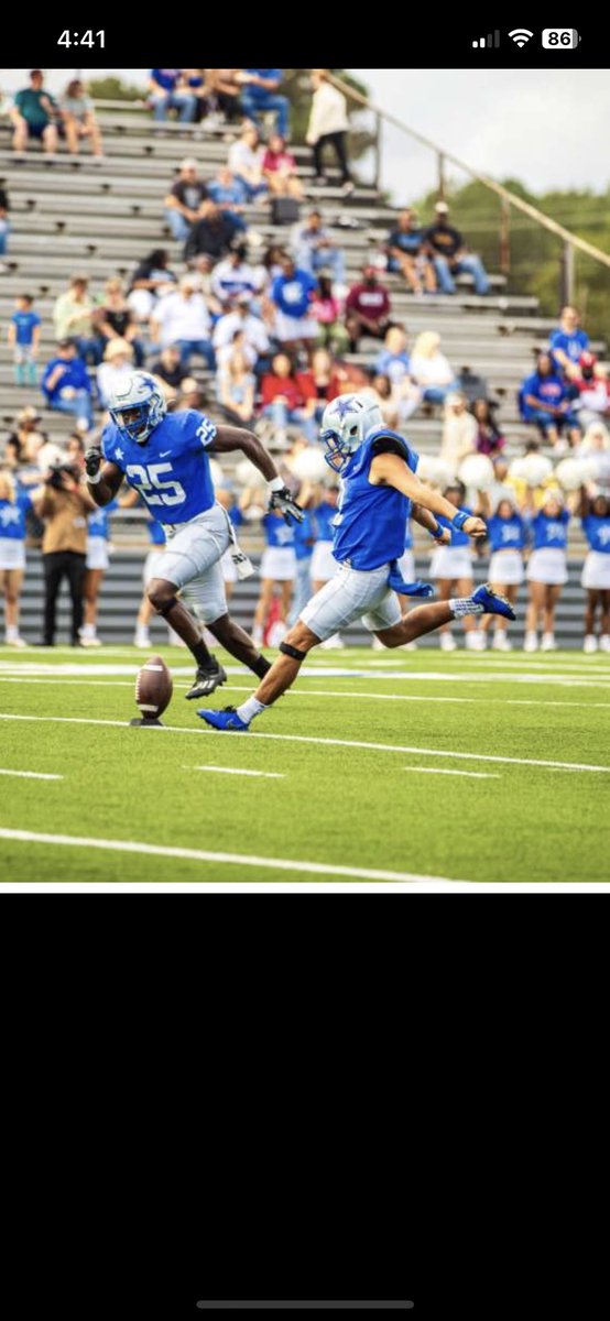 ANTMonsivais05's tweet photo. After a great conversation with @CoachGeee_MTXE and @CoachB_MTXE  I’m excited to say that I will be taking my academic and athletic abilities to Kilgore College! Thank you for the chance you have given me coaches! Thank you Longview🐺💚 @coachjohnking @coachJRankin @LosThekicker https://t.co/jBodU0mRa6