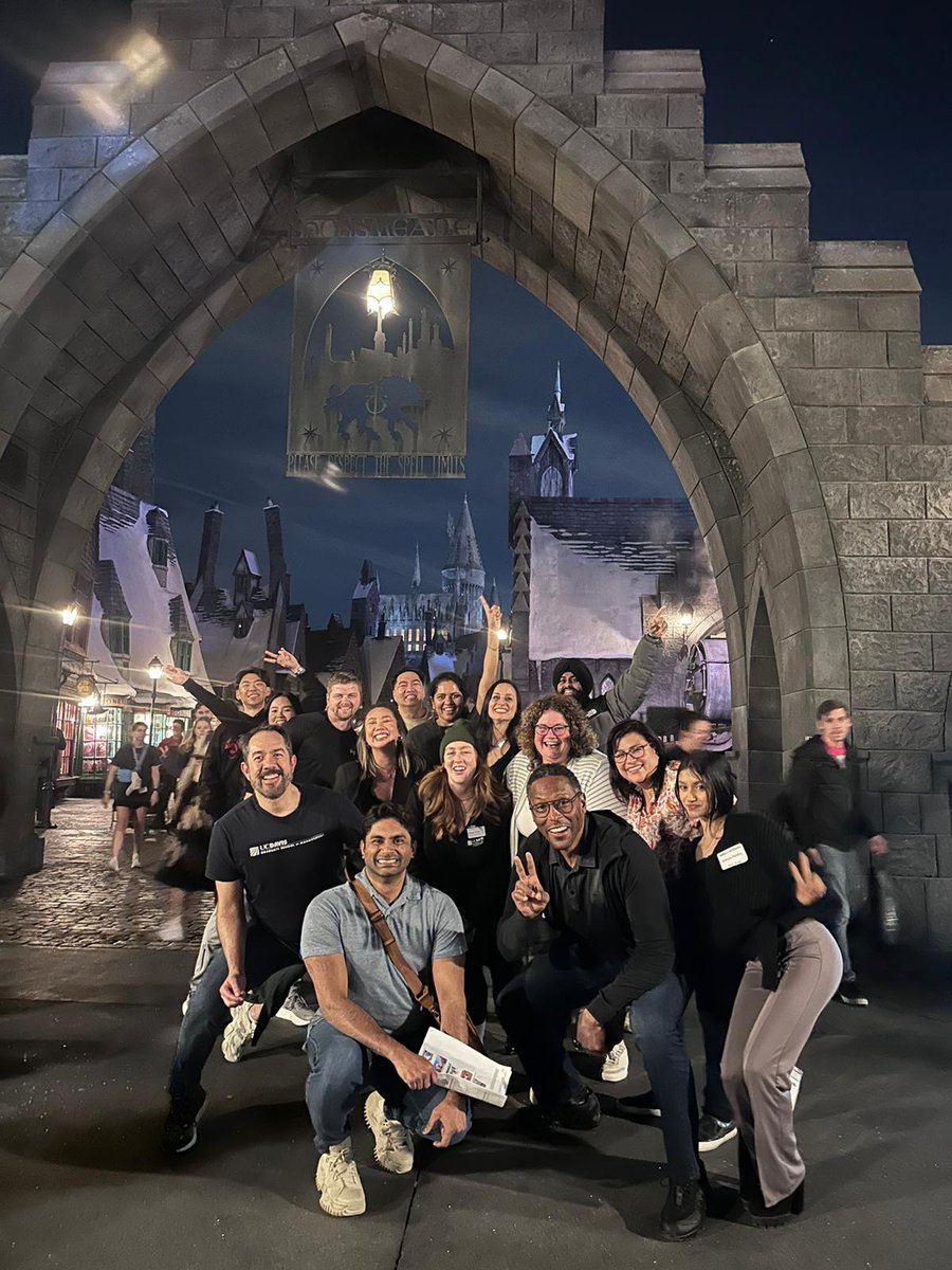 ucdavisbusiness's tweet photo. Aggie MBAs in SoCal! Scenes from our recent Leading Teams and Collaboration Residential, with visits to @UCLA and @UniStudios. @UCDonlineMBA #OnlineLearning #TeamDynamics #FridayFun https://t.co/Yj0Wc3LRLt