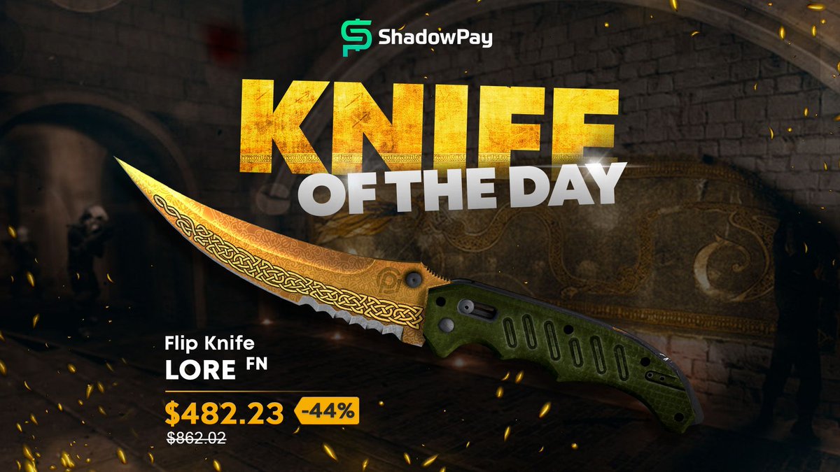 ShadowPaycom's tweet photo. A nice Flip Knife Lore for a Friday evening π
Come check it out! The offer won't last for long π―
https://t.co/JaVeOIHcYR
#csgo #csgoskins #shadowpay #shadowpaycom #csgoskin #csgoknife #csgogiveaway #csgogiveaways https://t.co/qHJUrgqgry