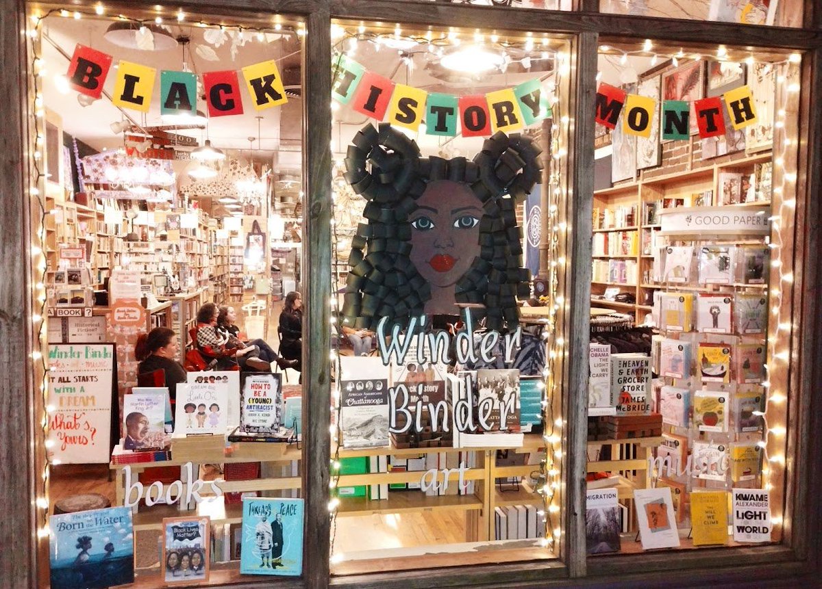 Our window display for February...