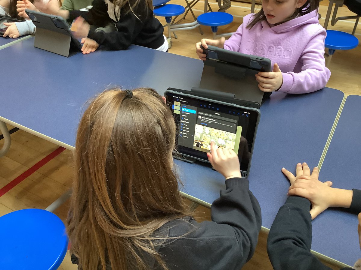 KBarr_16's tweet image. P3 used the #explorify website this week to explore the ‘zoom in, zoom out’ pictures. We then created our own pictures using the iPad camera and keynote apps @ConnectedFalk @MrsCrerar