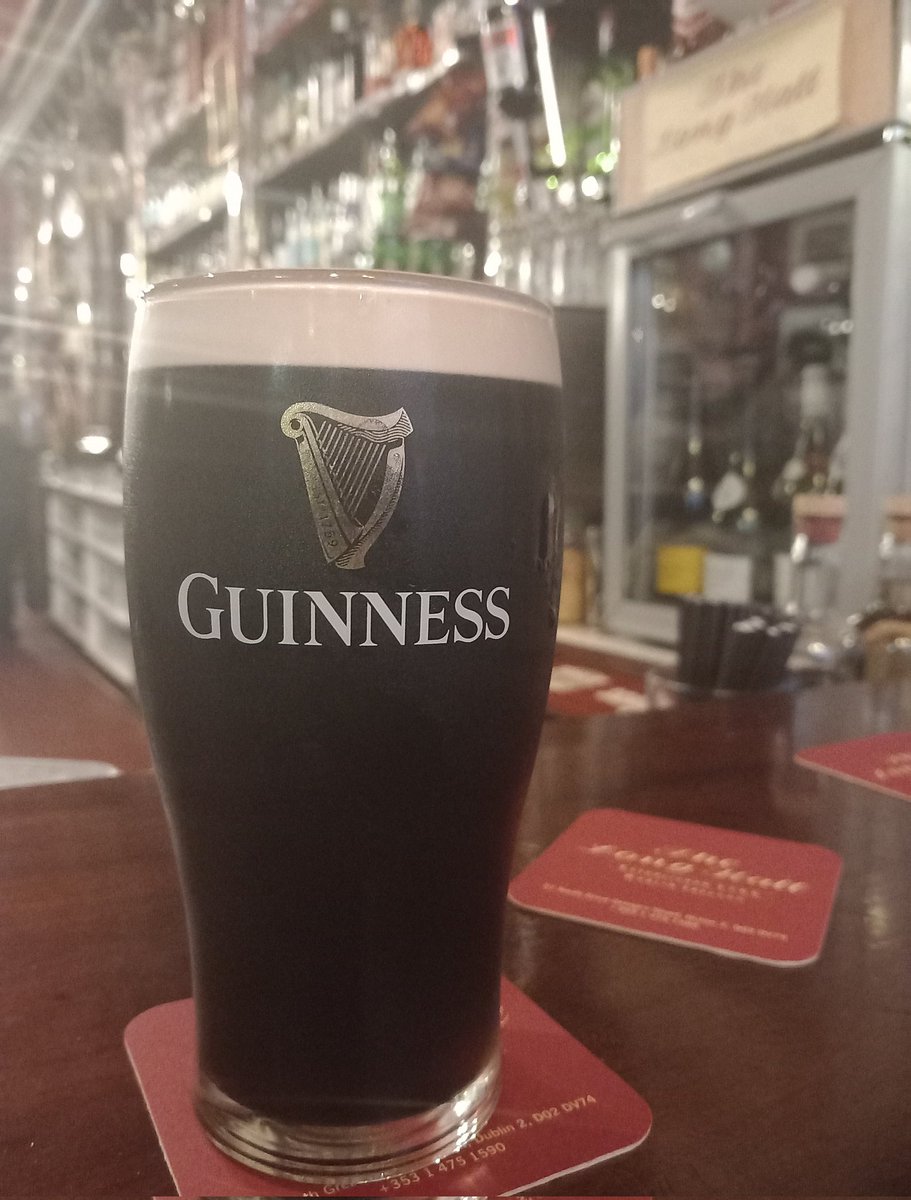 It's one of the undisputed great pints @TheLongHallPub great craic as always