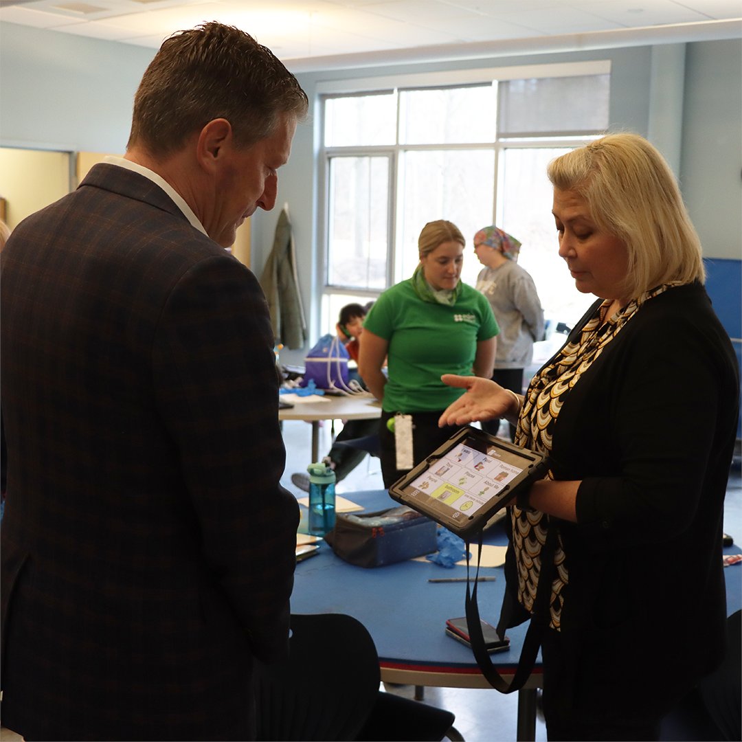 Eden Autism (@edenautism) on Twitter photo We were honored to have Senator Andrew Zwicker visit the Eden School.
The Senator learned about how our services are designed to meet the unique needs of each person we support. We are grateful for his commitment to supporting the individuals we serve and their families. We were honored to have Senator Andrew Zwicker visit the Eden School.
The Senator learned about how our services are designed to meet the unique needs of each person we support. We are grateful for his commitment to supporting the individuals we serve and their families.