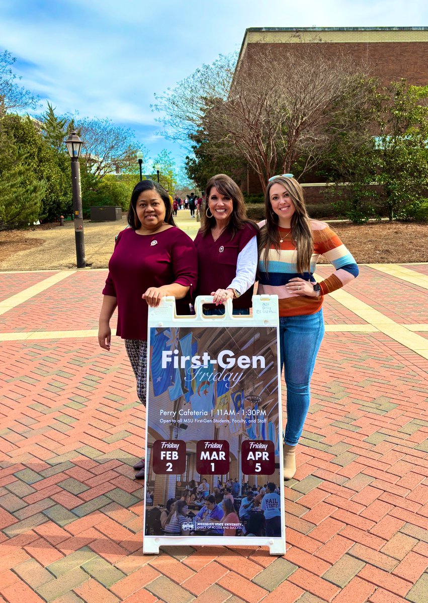 MSU Athletic Academics (@hailstatestudy) on Twitter photo What a beautiful Friday it is to celebrate our 1st Generation <a href="/msstate/">Mississippi State</a> students, staff, and faculty!
Thank you <a href="/adi_msstate/">Division of Access, Diversity and Inclusion at MSU</a> for hosting! What a beautiful Friday it is to celebrate our 1st Generation <a href="/msstate/">Mississippi State</a> students, staff, and faculty!
Thank you <a href="/adi_msstate/">Division of Access, Diversity and Inclusion at MSU</a> for hosting!
