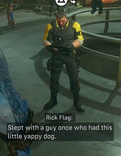 NebsGoodTakes's tweet photo. rick flag nation wake up https://t.co/Q9IihdWKvn