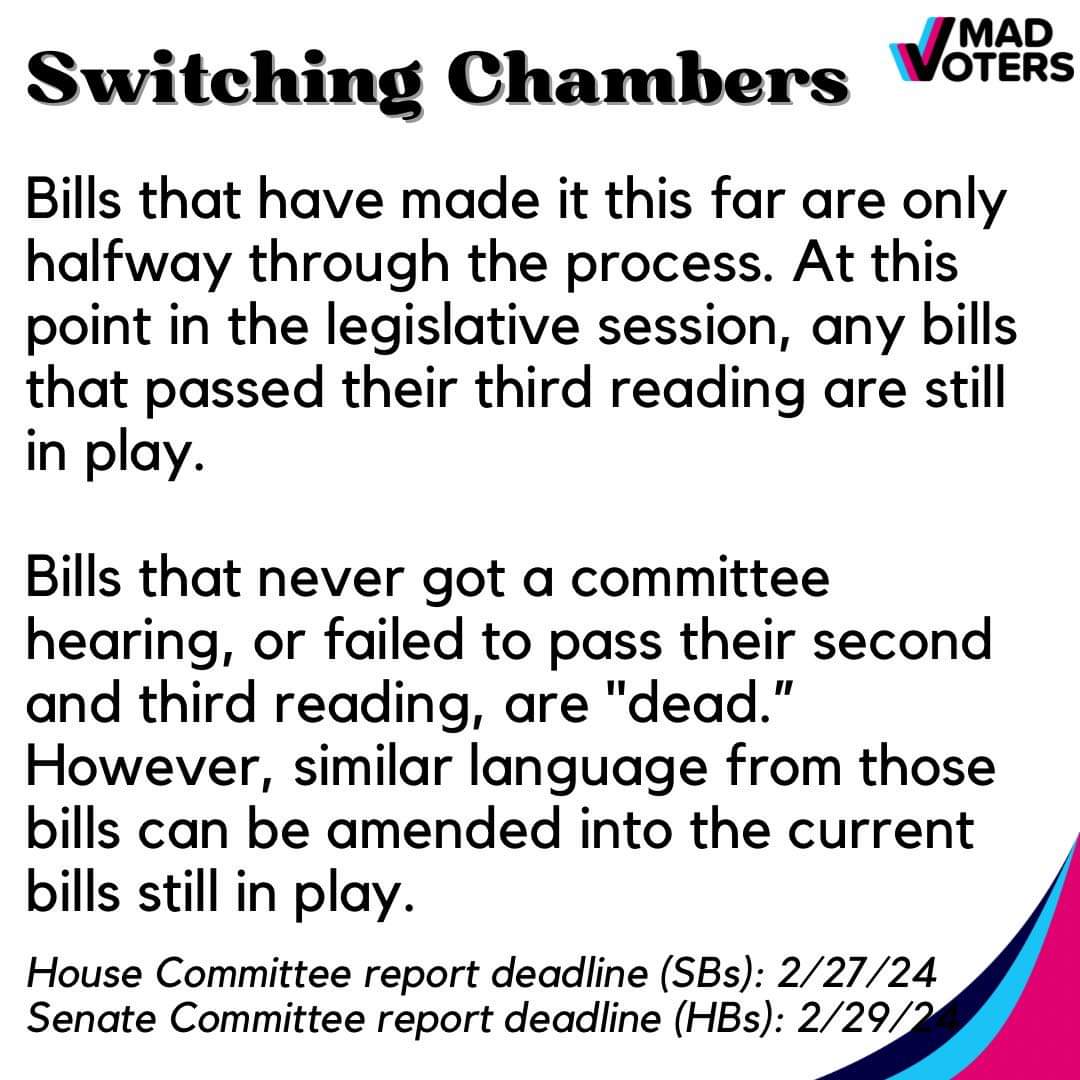 What's next?
Yesterday was the end of another workweek for the IGA (they don't convene on Fridays). This week also saw the end of the first round of committee hearings. Next week is the deadline for bills to be passed by their original chamber.  #INLegis