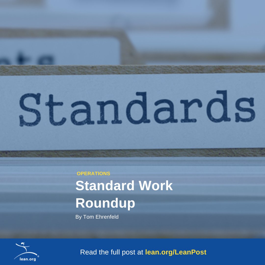 LeanDotOrg's tweet image. Like many key lean fundamentals, standard work exists at the junction of theory and practice, social and technical, tool and principle. 

Learn more:
hubs.li/Q02jHX960

#standardizedwork #LeanFundamentals #LeanThinking