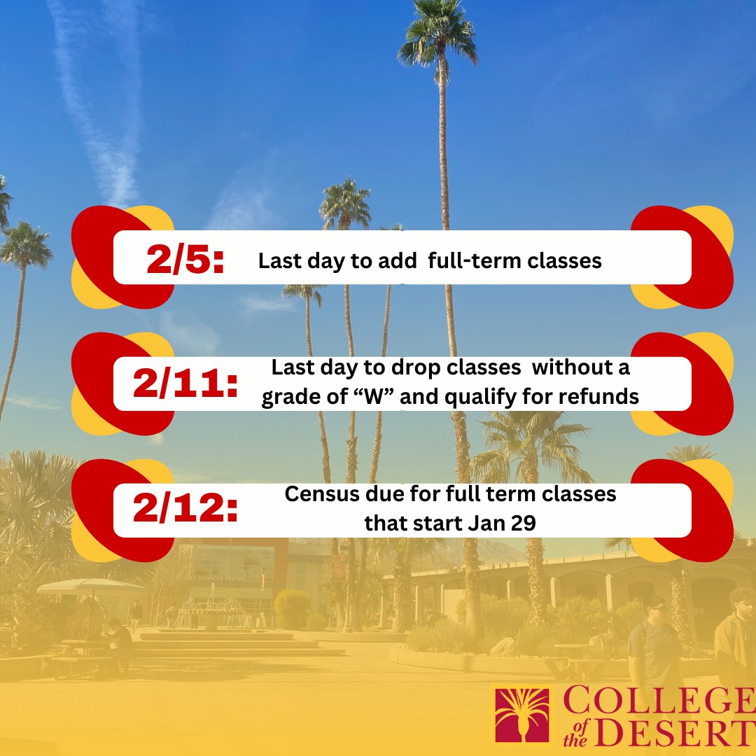 College of the Desert tweet media