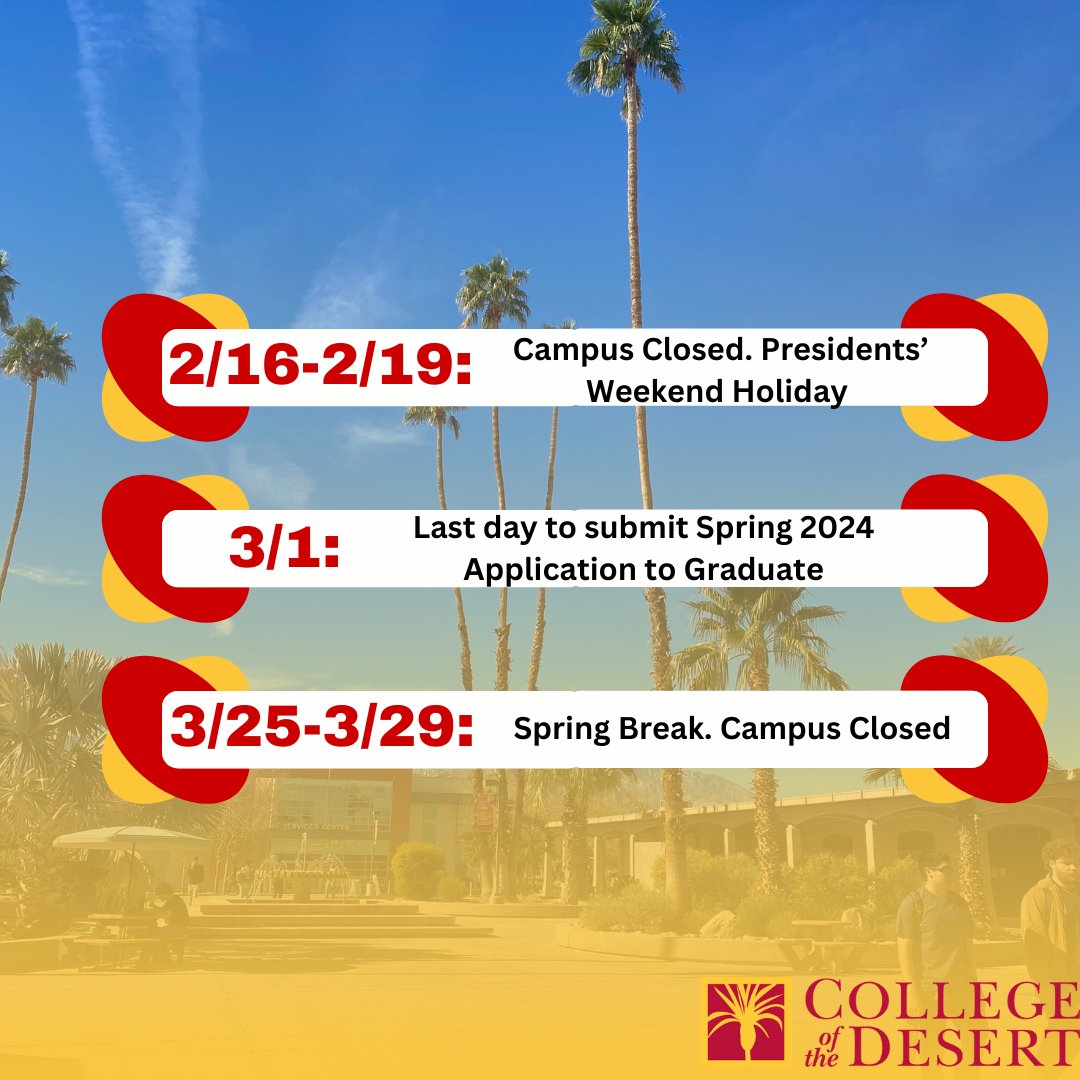 College of the Desert tweet media