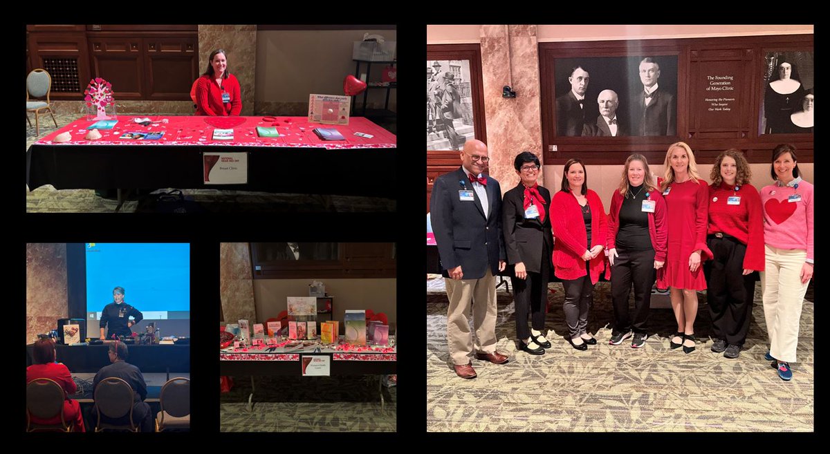 On #NationalWearRedDay, members from #GeneralInternalMedicine and @WHMayoClinic show support to raise awareness of the No. 1 killer in women - #HeartDisease.