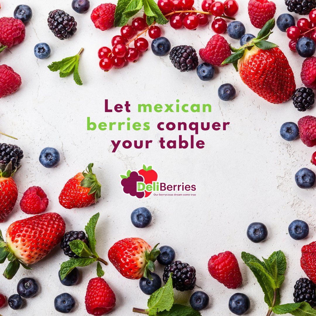 deliberriesMx's tweet photo. Discover the natural and delicious ally for your daily diet🍓🍇🍒

You can eat them either in smoothies, salads or simply as a delicious snack.
Berries from México add color, flavor, and nutrition to your daily diet😋

 #BerryBoost #berries #QualityBerries #mexicanflavors https://t.co/Li3DYygRi3