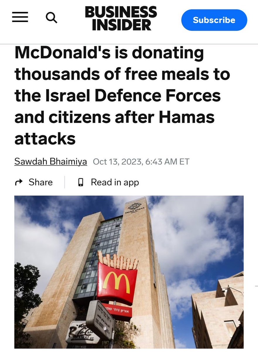 Dr. Anastasia Maria Loupis (@drloupis) on Twitter photo Keep BOYCOTTING child killers!
<a href="/McDonalds/">McDonald's</a> wants us to forget - we won’t! 🩸🩸🩸
#BoycottMcDonalds 🍟 Keep BOYCOTTING child killers!
<a href="/McDonalds/">McDonald's</a> wants us to forget - we won’t! 🩸🩸🩸
#BoycottMcDonalds 🍟