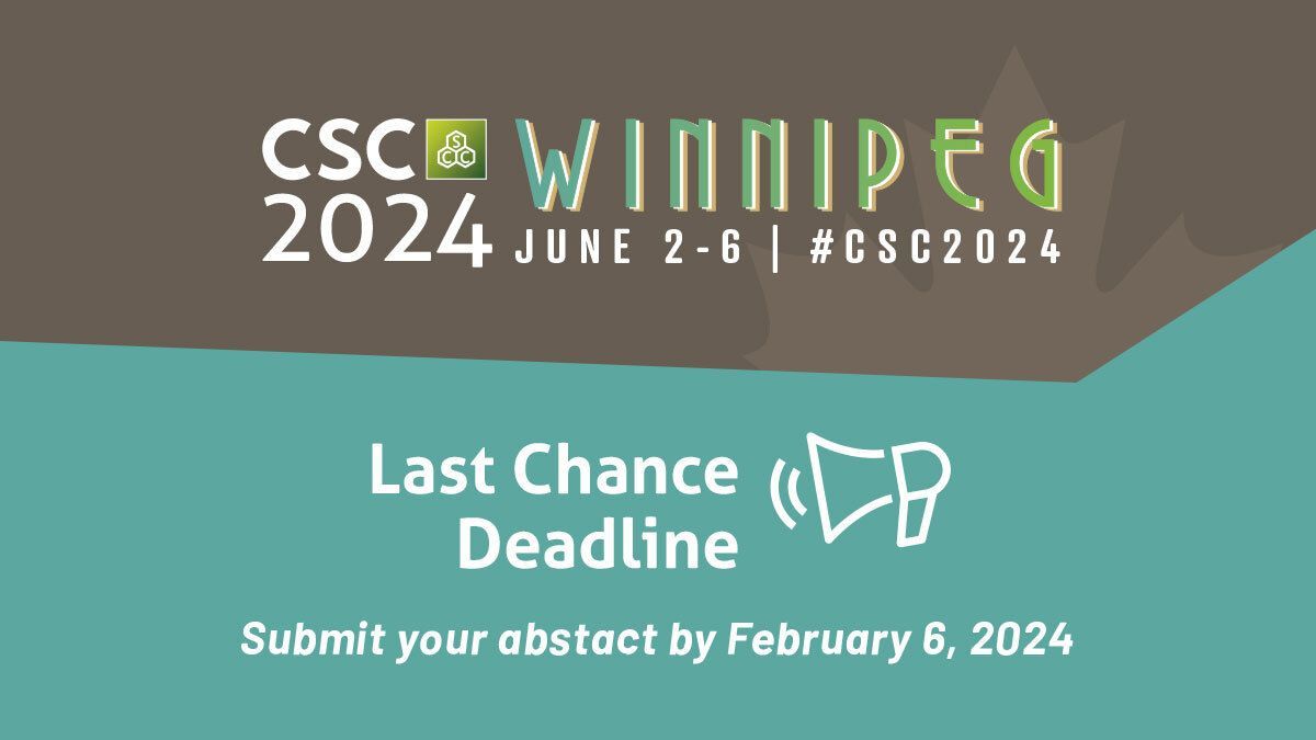 🥶 What are YOU doing during this cold February weekend? I'm submitting my abstract to the #CSC2024 abstract submission portal, &amp; you can too! The abstract submission deadline has been extended! You have until Feb. 6 at 11:59 PM CT to submit your abstract! buff.ly/3Ure3S7