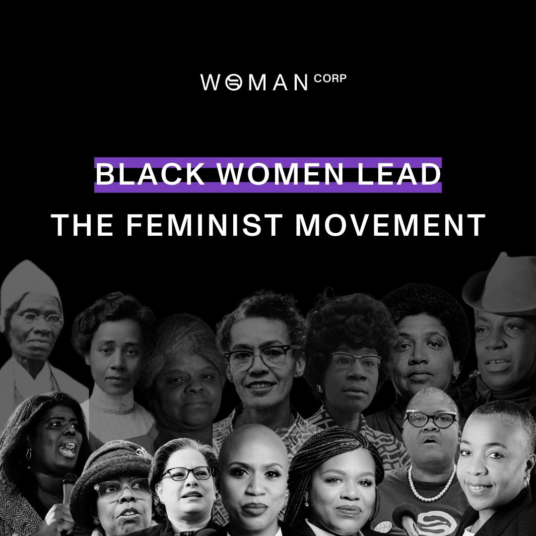 womancorp's tweet photo. Black women have lead the feminist movement since the beginning—bold, brilliant, and rewriting history. #BlackHistoryMonth https://t.co/v2y38jDXyP