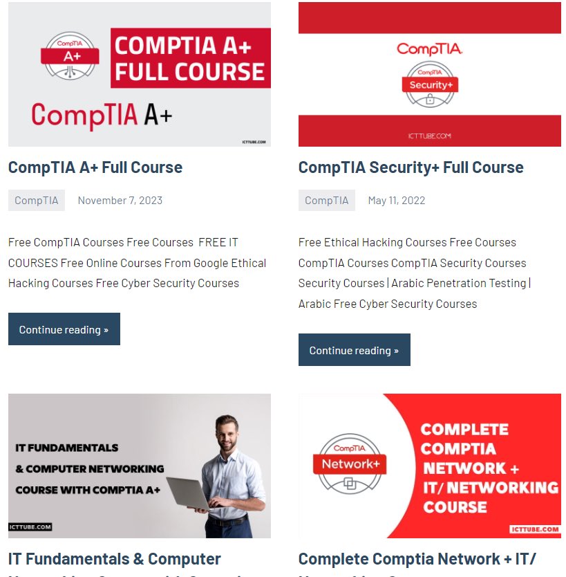 Sule_9999's tweet photo. كورسات مجانية لشرح شهادات  COMPTIA

https://t.co/dNbMPGsptz https://t.co/VNGNNQ0HFi