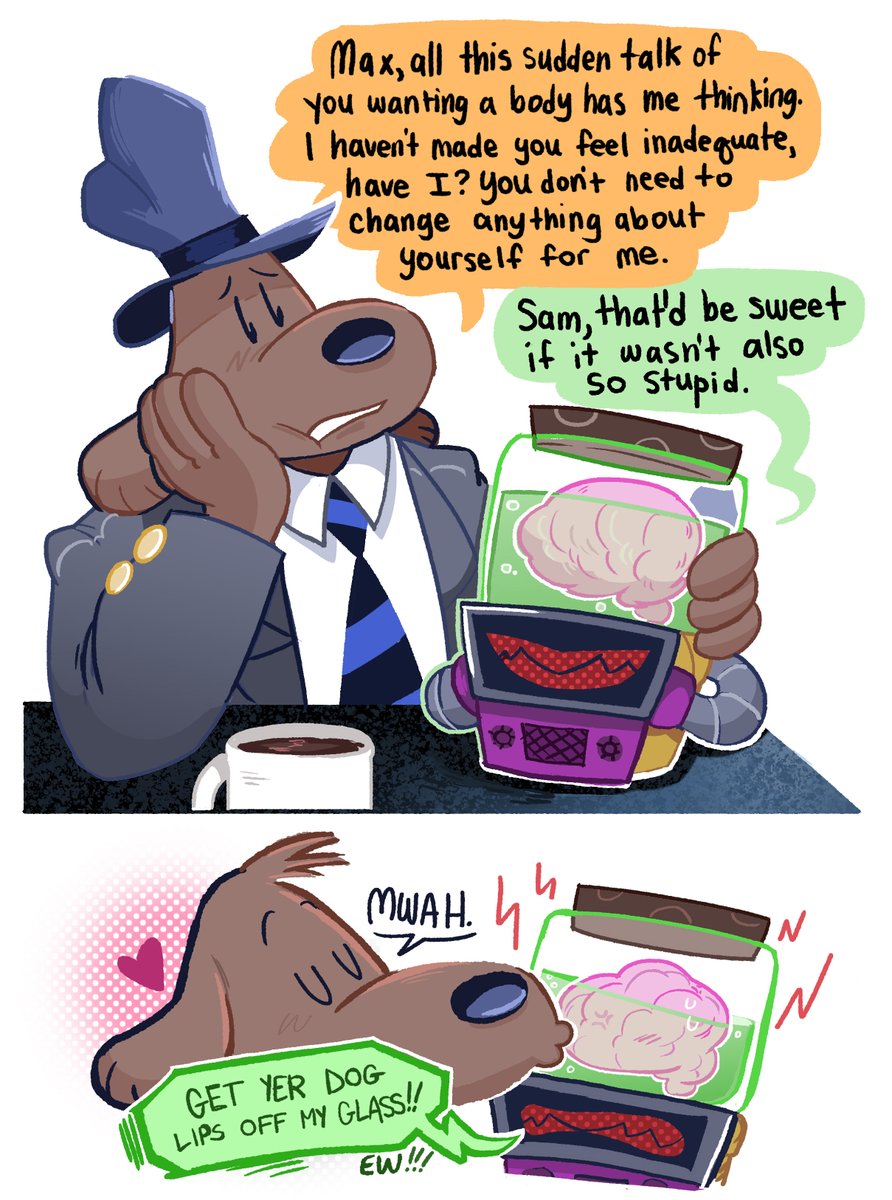 that time that max became a brain 🧠