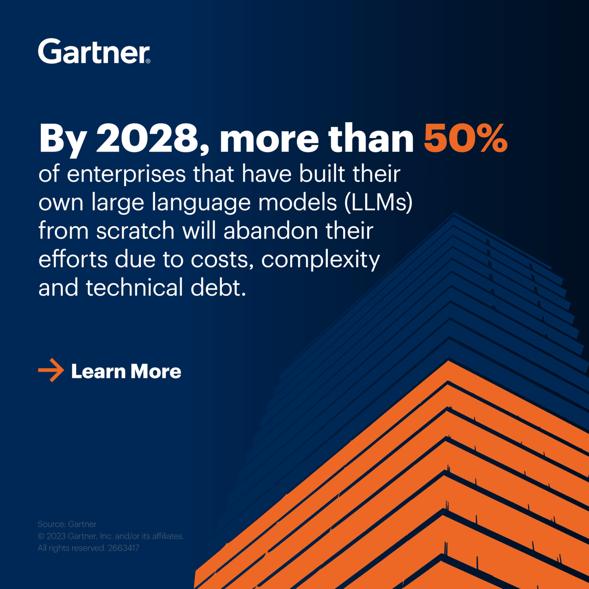Gartner_inc's tweet photo. Artificial intelligence is revolutionizing human-machine interaction.

CIOs can embrace this change by efficiently using large-language models (LLM) grounding to address user threats: https://t.co/seYnsrPs0C

#GartnerIT #GenerativeAI #AI https://t.co/Ccv4VjWGhR