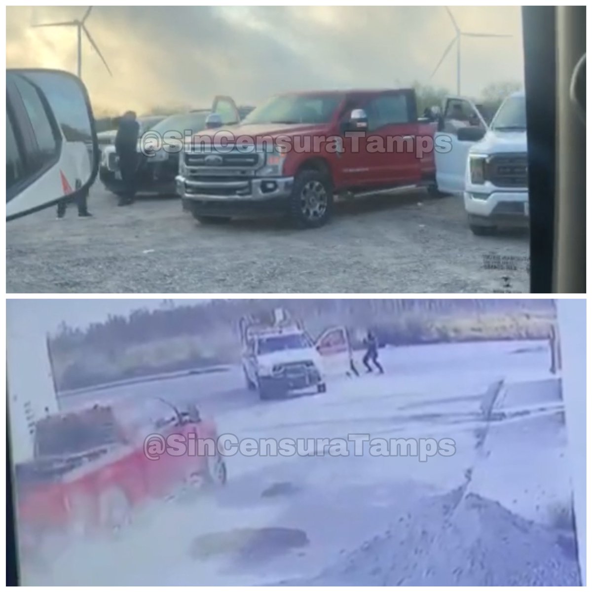 sincensuratamps's tweet photo. Una de las camionetas que se agrupó por los eólicos participó en las agresiones en contra de los elementos de la Guardia Estatal registrados el día de hoy en #Reynosa 

@All_Source_News @DemonioTtv @Justicieromx23 @oscarbalmen @Borderland_Beat @R_CodigoRojo @TamCodigoRojo @VendettaTamaul1 @Poliguacho18 @ElGuardianTamps @MinoTauroTamps @FuriaNegra77 @Hola16811Hola