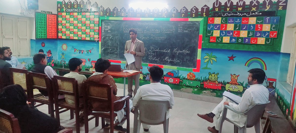 Today in Mirpurkhas, a successful collaboration and brainstorming session brought together teachers, head teachers to address foundational learning challenges in the education sector. Facilitated by the esteemed support of <a href="/MathsSciencePK/">PAMS</a>, the event served as a platform for the