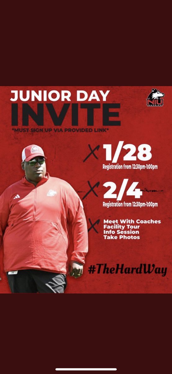 Looking forward to being at NIU on Sunday! <a href="/CoachAdamBreske/">Adam Breske</a> <a href="/NIUCoachHammock/">Thomas Hammock</a> <a href="/CoachEidsness/">Eric Eidsness</a> <a href="/NickBenedetto_/">Nick Benedetto</a> <a href="/CoachGigli/">Jordan Gigli</a>