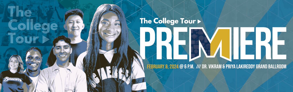 Less than a week for Amazon Prime’s <a href="/TheCollegeTour/">The College Tour</a> x UC Merced’s premiere party📽️🍿Our Bobcat community is invited to be the first to watch it, walk the Hollywood-style blue carpet, hang out with the Bobcat stars, and more!

Find out what's in store here🔗ucm.edu/eNUlA0