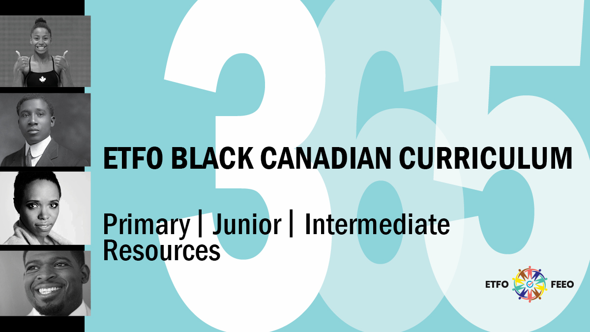 With ETFO curriculum resources, you can incorporate Black history into your classroom all year. Check out the 365 Black Canadian Calendar resource that is tailored for primary, junior and intermediate grades. Download a copy from our site etfo.ca/.../anti.../bl…. #onted #onpoli
