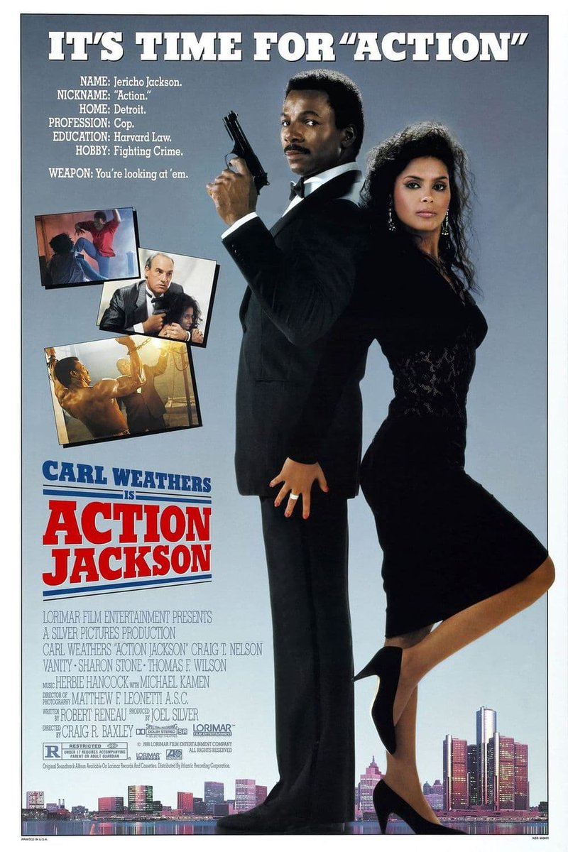 drfunkenberry's tweet photo. Carl Weathers passed away yesterday at the age of 76. He will be missed. Along with Rocky &amp; other notable roles, he starred in "Action Jackson" alongside Denise Mathews/Vanity. 💔💜💔 https://t.co/5SHfDHlPKe