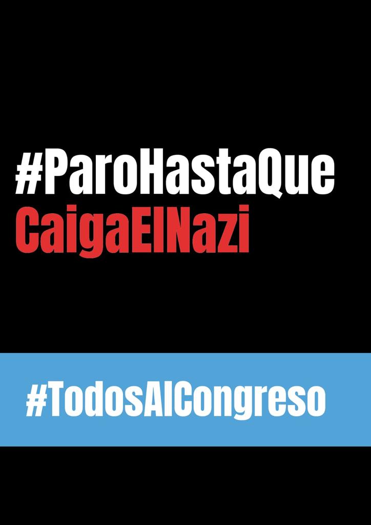 Ciclo58Jorge's tweet image. #TodosAlCongreso
#ParoHastaQueCaigaElNazi