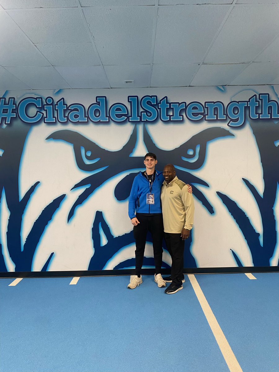 #AGTG Blessed to receive My First (PWO) from @CitadelFootball thanks for having me down @coachdannylewis @BenLippenFB @CoachBWeigle @BenLippenSports