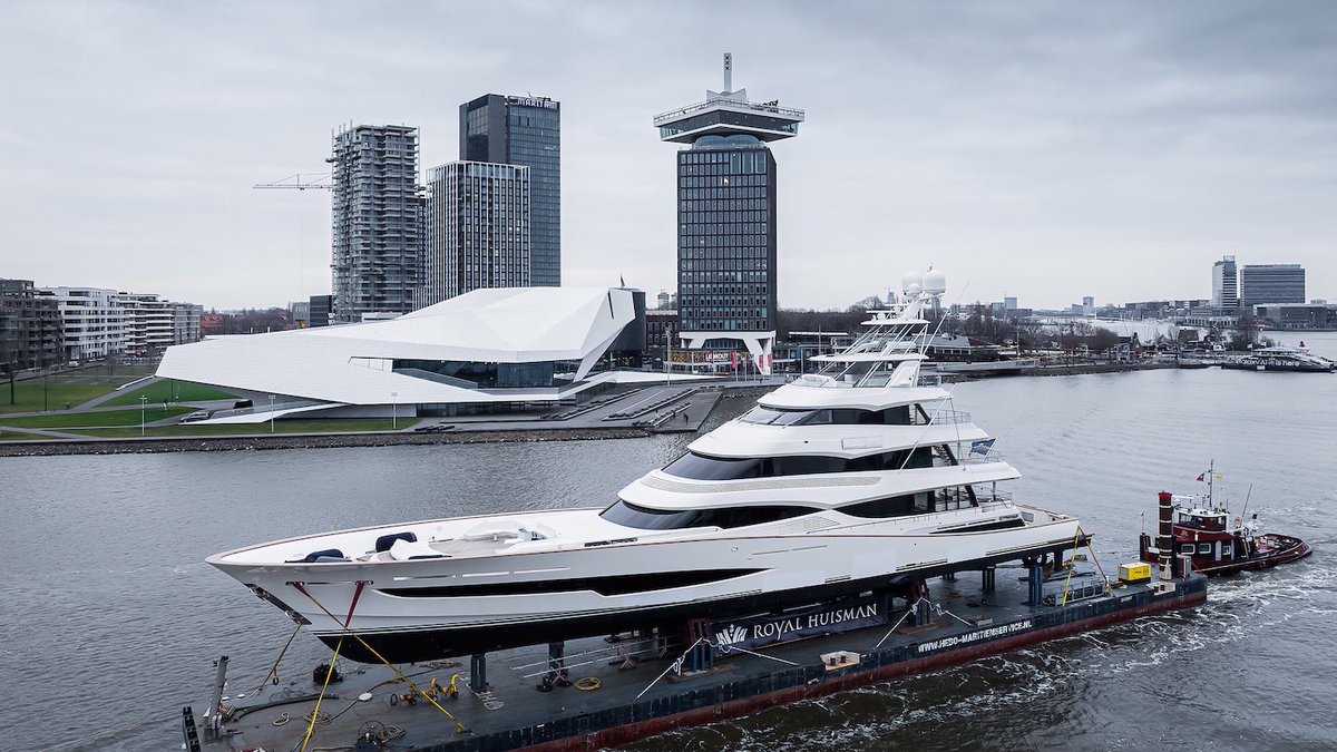 PSciacca23's tweet photo. The World’s Largest Sportfishing Yacht-the 171-foot Project 406 from #royalhuisman and #vripack is here! #yacht #worldsargestyachts #yachtingnews https://t.co/AZ4SmGqIlP