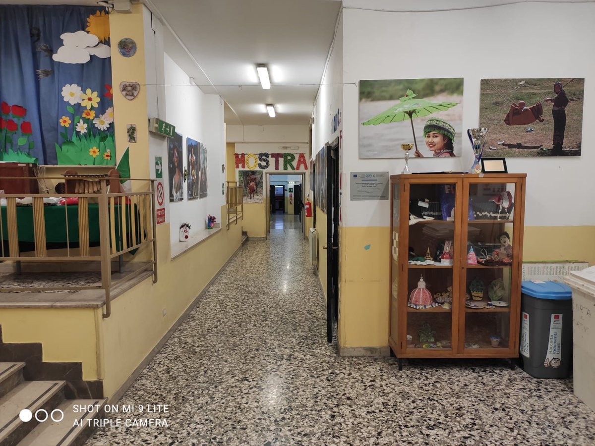 The walls in Scuola Primaria Luigi Capuana in Palermo, Sicily are lined with beautiful images from the "Faces of Innocence".  Photos contributed by  Saro Di Bartolo <a href="/SaroDiBartolo/">Saro Di Bartolo</a>  and Hartmut Schwarzbach <a href="/Hartmut5000/">Hartmut Schwarzbach</a> .