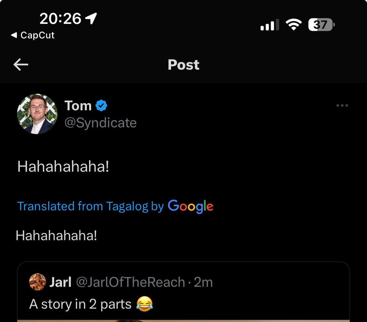 gummileifs's tweet photo. @Syndicate Thanks for the translation Twitter! https://t.co/dO3BiFHtBe