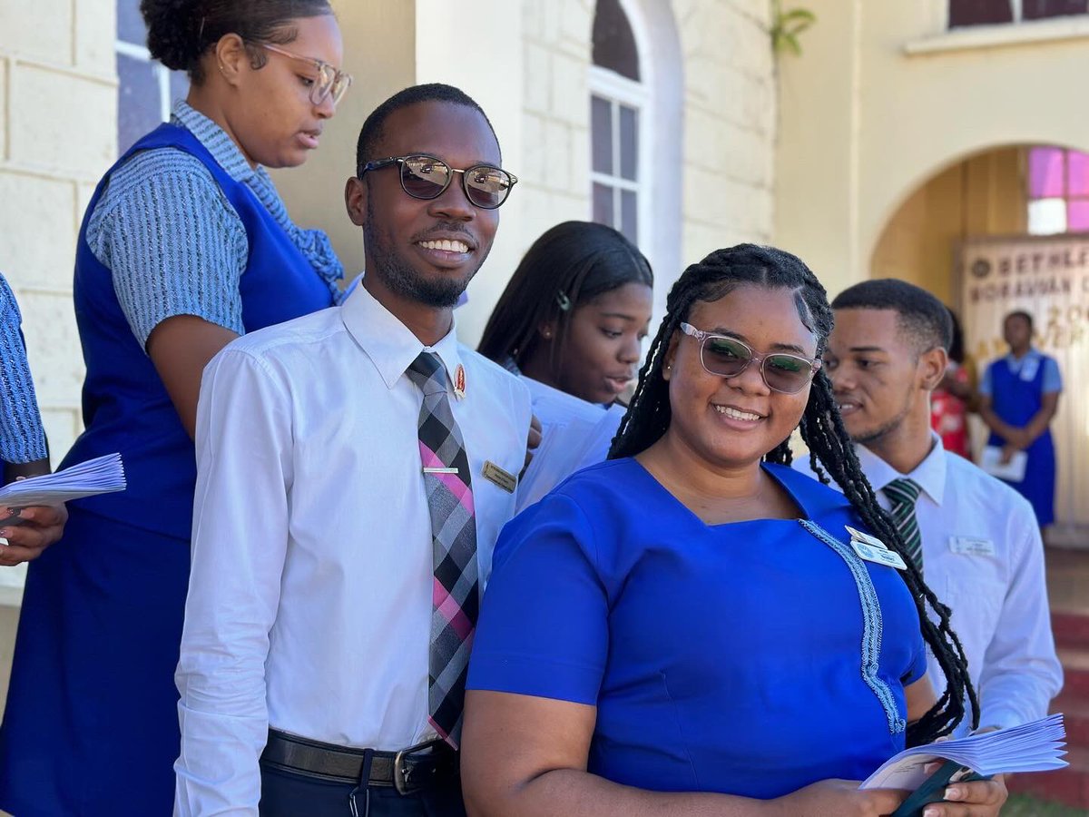 bmceducate's tweet photo. Javier San Roman, Charge d’Affaires of the Embassy of Spain, and Vanessa Maggie, Manager of the Spanish-Jamaican Foundation, visited Bethlehem for the recently held Spanish-Jamaican Foundation Bursary Award Ceremony. 

#highlights #feature 📸: @bitsatbmc https://t.co/fP9kRFbxib