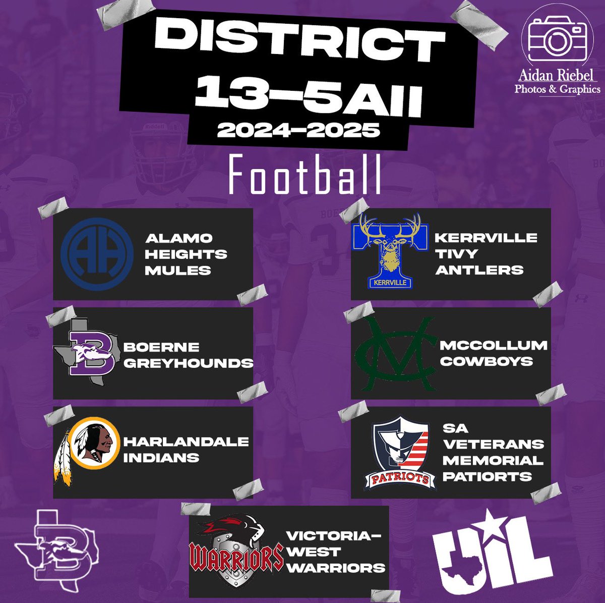 Excited to compete in District 13-5A Division 2 for the next two years! #GoHounds
