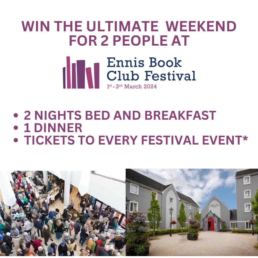 📚 Ennis Book Club Festival | March 7-9 2025 📚 tweet media