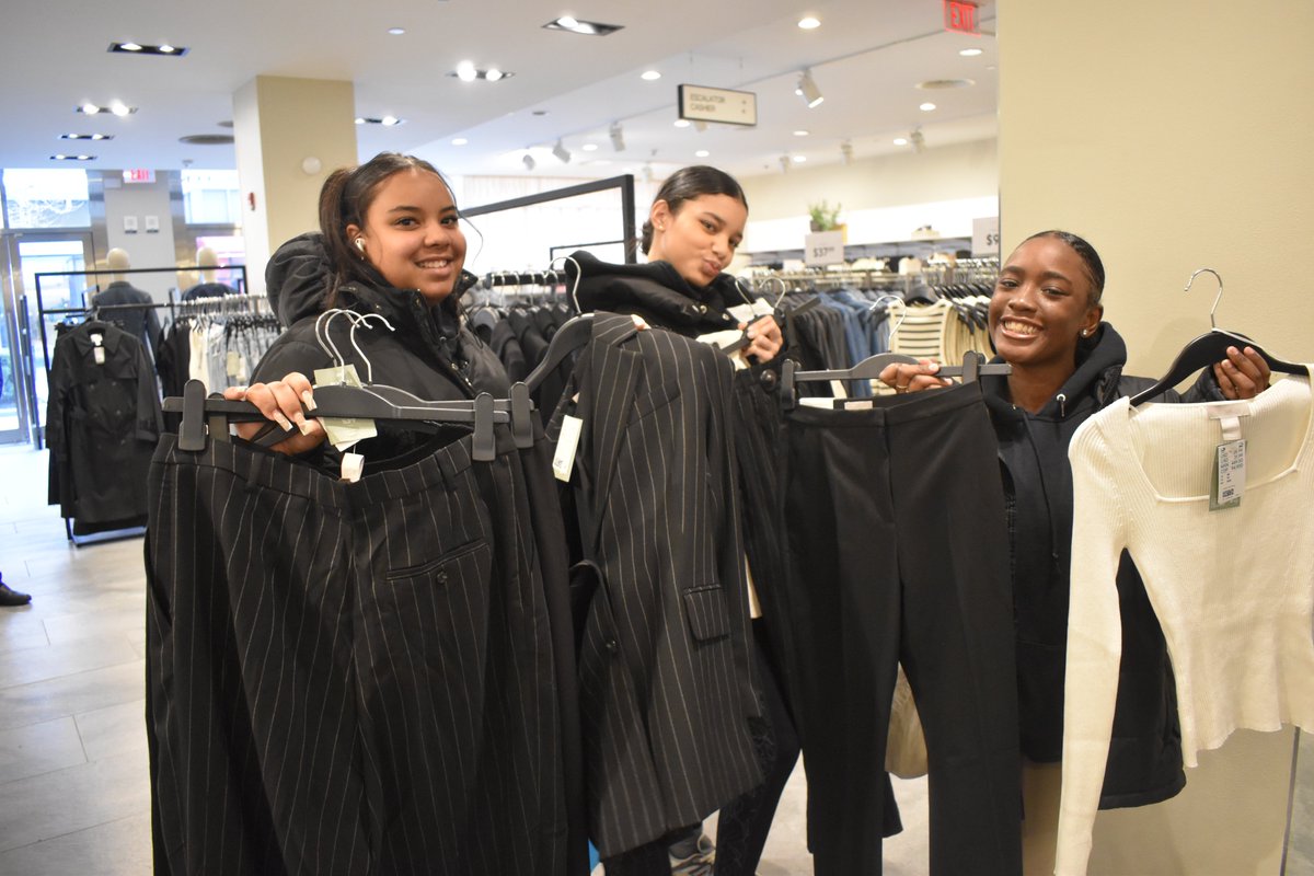 This week, we took our students in the Opening Doors to the Future program shopping for their first job interview outfits. They'll soon start internships in hospitals, legislative offices, and other great institutions across the city. We can't wait to see what they accomplish!
