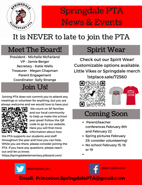Springdale Elementary PTA tweet media