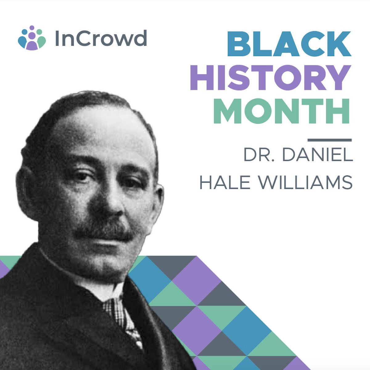 Today are highlighting Dr. Daniel Hale Williams. He performed the first successful open heart surgery in 1893 and founded Provident Hospital and Training School for Nurses in 1891 which was the first black-owned hospital in America. #blackhistorymonth