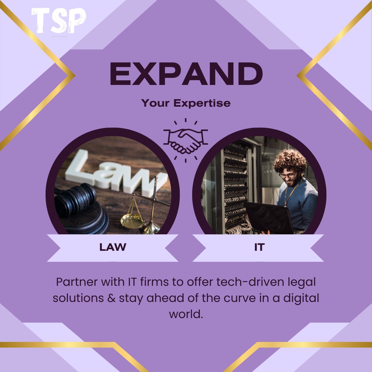 Increase your level of expertise! To provide tech-driven legal solutions and remain ahead of the curve in a digital world, collaborate with IT firms on TSP. 

Search our platform 👇
topserviceproviders.com

#topserviceproviders #businessowners #businesstips #buisnesstips