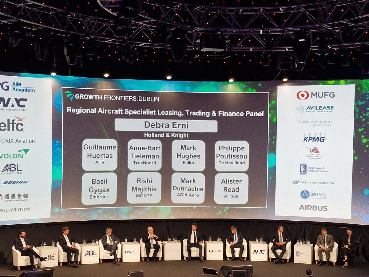 _ArjanMeijer's tweet photo. This week at Growth Frontiers in Dublin, we delved into key topics shaping the future of aviation, and despite challenges, we see more positive signs of growth in air traffic. Our focus on efficient, sustainable aircraft, like our #E2s, aligns with current industry dynamics.
@eAviationNews #Embraer #WeAreEmbraer #AirlineEconomics @embraer