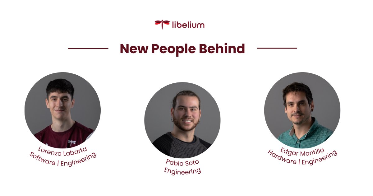 libelium's tweet photo. New Dragonflies have joined the #LibeliumTeam! πͺ This January, we were thrilled to welcome these new faces
We believe that #technology is only as good as the #PeopleBehind it
That's why our team is the backbone of our success https://t.co/pqKdSvFaZS