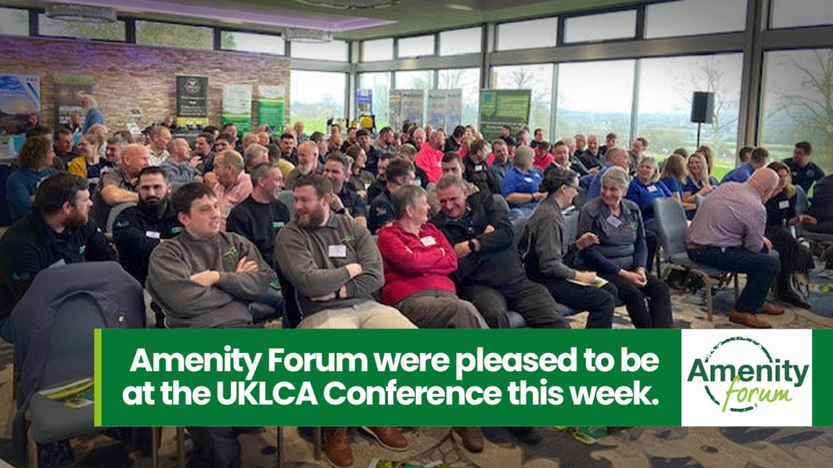 Amenity Forum were pleased to be at the @UKLCAssociation Conference this week. It is important that the AF represent the whole of the amenity sector and this was a great way to hear what is happening in the lawncare sector. #AmenityForum #Lawncare