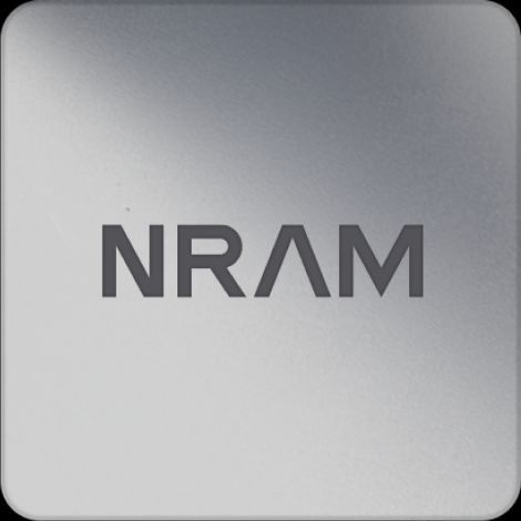 Nantero's tweet image. What memory is as fast as #DRAM, non-volatile like flash, and can be used in standard #CMOS fabs with existing tools?  #NRAM based on carbon nanotubes.  Learn more at buff.ly/3ASZGtS.