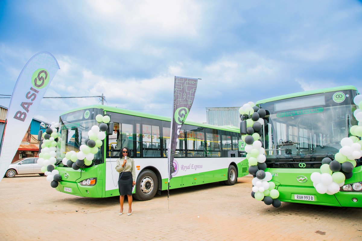 PowerHouse_Dee's tweet photo. Hello February!!
New Month, new product for the people of Kigali! Today, @BasiGoRwanda launched 2 new Electric Buses and we couldn't be more excited! Great times we are in! We also welcome @Royalexpress_rw to the Electric Bus Family! 

https://t.co/L2Y8ql4Rwg https://t.co/LmJcp9OqKN