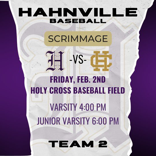 HHSTigerBsb's tweet photo. Tonight’s the night! Team 2 takes the field against Holy Cross at 4:00 (V) and 6:00 (JV) come get your first look at the Tigers this season! Play ball! 🐅 https://t.co/DIK0etX6nP